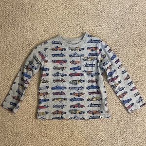 Baby Gap playtime favorites top in race car print size 4
